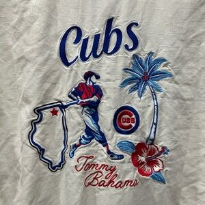 Tommy Bahama SILK Chicago Cubs baseball Spring Training shirt Size: Small